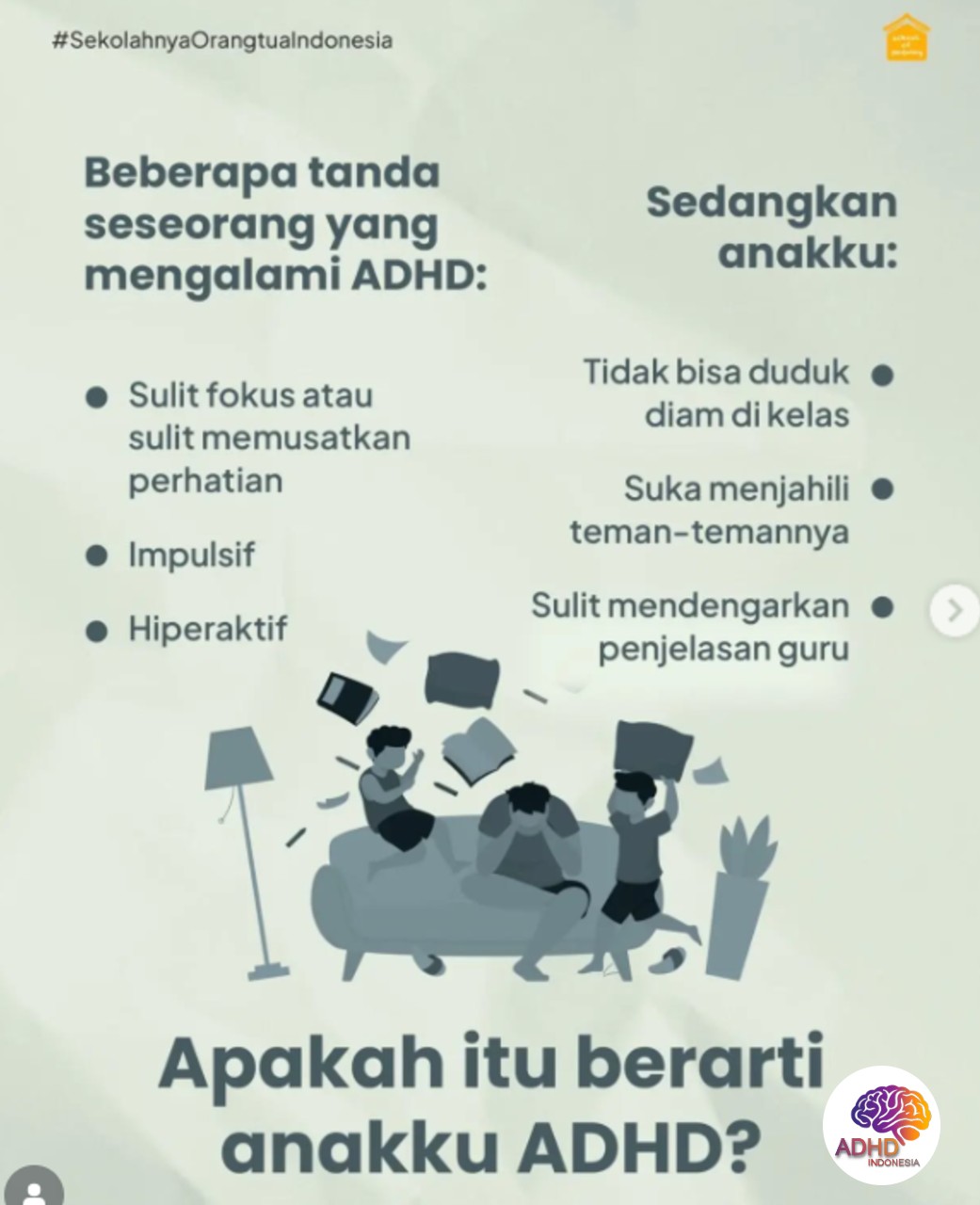 Ciri dan Gejala ADHD pada Anak Usia Dini di Provinsi Jawa Timur
